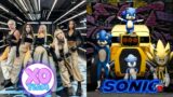 XO Team Dance battle Sonic | FNF | Rainbow Friends