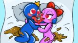 bed love Rainbow Friends| Roblox animation | FNF x ORIGIN of Rainbow Friends FNF
