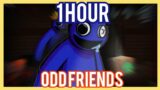 fnf odd friend 1 hour perfect loop | Friday night funkin | fnf rainbow friends vs blue