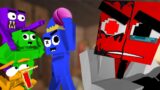 Alphabet Lore vs Rainbow Friends ORIGIN STORY | FNF "Corrupted" vs Roblox Doors Animation #37
