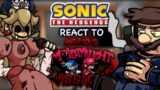 Sonic Characters React FNF VS Mario’s Monday Night Massacre // GCRV // PART 2