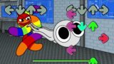 FNF Rainbow Friends Origin Story and Poppy Playtime in Friday Night Funkin' be like #6
