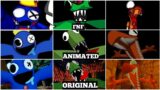 Animated VS FNF VS Original Rainbow Friends Jumpscares [ Roblox ]