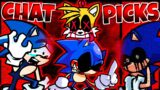 CHAT CHOOSES FNF MODS! SONIC.EXE EDITION! OG Sonic.exe, Losing My Mind + Breaking Point