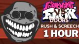 DOORS – FNF 1 HOUR Songs (VS DOORS Rush & Screech (Roblox DOORS 1 to 100) FNF Mod Music OST Song)