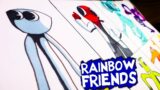Dibujo Friday Night Funkin' VS Rainbow Friends Anime (Teal,White) | DRAW FNF RAINBOW FRIENDS ROBLOX