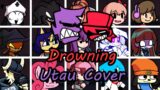 Drowning but Every Turn a Different Character Sing it (FNF Drowning but Everyone it) – [UTAU Cover]