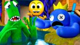 EVIL PLAYER Vs BLUE & GREEN – Roblox Rainbow Friends Animation