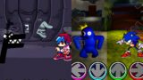 FNF ALPHABET LORE,RAINBOW FRIEND VS  SONIC EXE Night Funkin GamePlay – iOS, Android Part 1