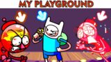 FNF Character Test | Gameplay VS My Playground | Benson, Mordecai, Rigby & Finn