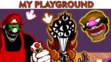 FNF Character Test | Gameplay VS My Playground | Mario