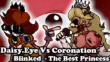 FNF | Daisy.Eye Vs Coronation Peach | Blinked – Mario's Monday Night Massacre | Mods/Hard |