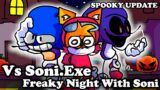 FNF | Freaky Night With Soni – SPOOKY UPDATE (NOT V2) | Mods/Hard/FC |