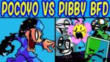 FNF Pibby Pocoyo Vs Battle For A Friday Night Disaster | Pibby x FNF BFDI Mod