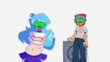 FNF Rule 34 | Green glasses meme | Sky and Boyfriend | Meme Friday Night Funkin | FNF Animation