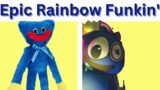 FNF vs Rainbow Funkin' – The Huggy Wuggy song challenge is on again!
