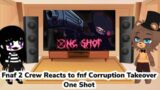 Fnaf 2 Crew Reacts to Fnf Corruption Takeover One Shot (Gacha Club Au)