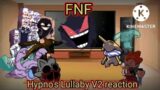 Fnf react to Hypno's Lullaby V2 Mod part 2! (Gacha club)
