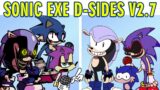 Friday Night Funkin VS Sonic.EXE D-Sides V2.7 (FNF MOD HARD)
