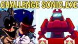 Friday Night Funkin'- CHALLENGE EDD BUT SONIC.EXE SINGS IT || SALLY.EXE ||