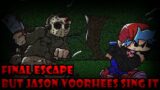 Friday Night Funkin' : Final Escape But Jason Voorhees VS BF (FNF Cover)