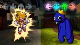 Friday Night Funkin' – Fleetway Sonic VS Rainbow Friends Blue (Animation Mods)