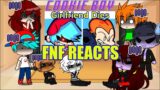 Friday Night Funkin' Mod Characters Reacts to Thanatophobia Pico vs Evil BF
