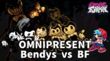 Friday Night Funkin' – Omnipresent but Bendys And BF Sing it