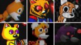 Friday Night Funkin' – Sunshine but everytime it's Tails Doll turn a Different Skin Mod is used
