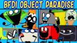 Friday Night Funkin' VS BFDI Object Paradise Full Mod + Cutscenes | Come and Learn with Pibby x FNF