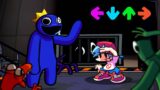 Friday Night Funkin' VS Blue Rainbow Friends (Animation Mods)