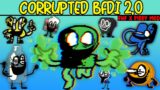 Friday Night Funkin' VS Corrupted BFDI 2.0 | Battle for Corrupted Island V2 | FNF x Pibby