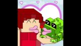 Minecraft Frog + Girlfriend Friday Night Funkin = Love ?