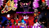 OMNIPRESENT Cover WITH LYRICS MEGA COLLAB | FNF Vs Sonic.EXE The Executable Entourage