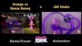 Orange x Bunzo Bunny | Rainbow Friends x Poppy Playtime x FNF Animation | Friends to your End