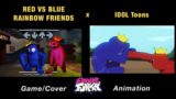 RED COPIED BLUE in Rainbow Friends “Friends to your End” | FNF Animation