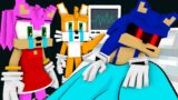 R.I.P Sonic.EXE FNF SEASON 1 Corrupted “SLICED” But Everyone | Dancing Meme (Minecraft Animation)