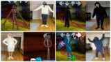 Rainbow Friends 2D VS Doors Figure In Real Life | FNF Mod Doors Roblox Rainbow Friends Chapter 2