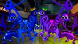 Rainbow Friends ALL Blue VS ALL Purple but V2 | Friday Night Funkin Mod Roblox