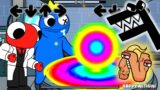 Rainbow Friends VS Alphabet Lore: ORIGIN Story in Friday Night Funkin' be like | FNF x Alphabet Lore