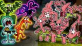 Rainbow Friends VS SpongeBob and The story of Squid | Swap FNF