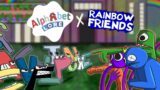 Rainbow Friends vs ALPHABET Lore x FNF Animation | Friends To Your End Blue, Green, Purple, Orange