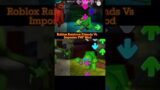 Roblox Rainbow Friends Vs FNF But All Imposters replaces BF #shorts #youtubeshortsfeatures