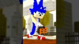 Sonic anf FNF Corrupted Sliced Basketball #shorts