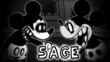 Sprite showcase | Friday Night Funkin | Sage but SNS mouse and Unknown suffering mouse sing it!