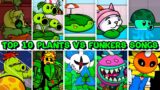 Top 10 Plants – Plants VS Zombies in Friday Night Funkin’
