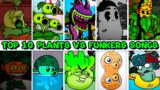 Top 10 Plants VS Funkers Songs – Friday Night Funkin'