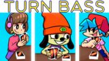 Friday Night Funkin' Turn-Bass – BPM Song (FNF, PaRappa the Rapper, Scratchin' Melodii) (FNF Mod)