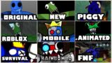 All Jumpscares Rainbow Friends MOBILE VS ORIGINAL VS OLD VS FNF ANIMATED VS NEW VS SURVIVAL VS PIGGY