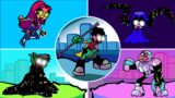 All Teen Titans Go Phases – Friday Night Funkin' (Glitched Legends)